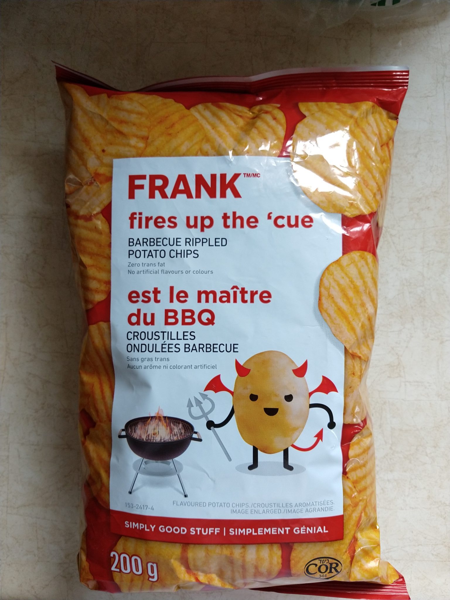 FRANK – BBQ Ripple Chips