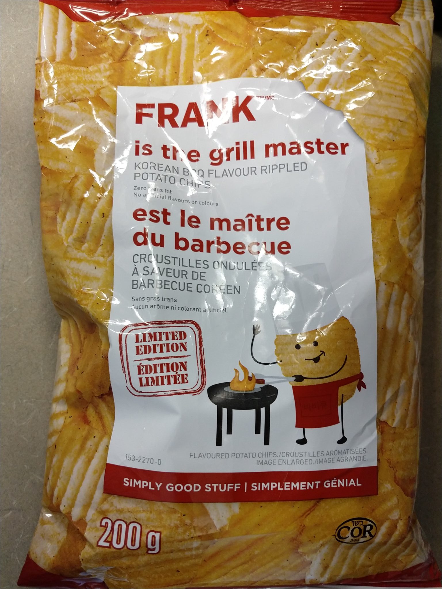 FRANK – Korean BBQ Chips