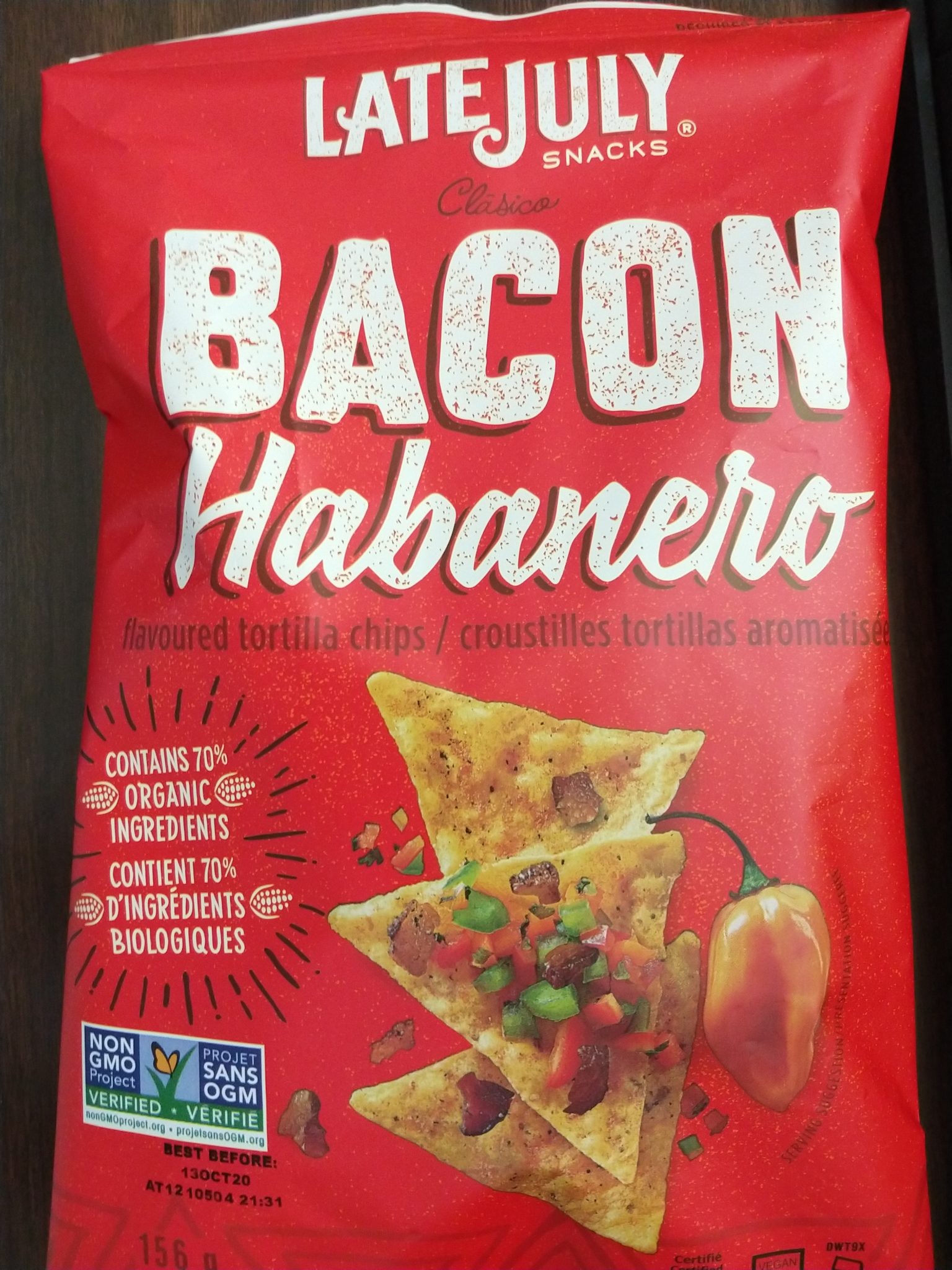 Late July Clasico Tortilla Chips – Bacon Habanero