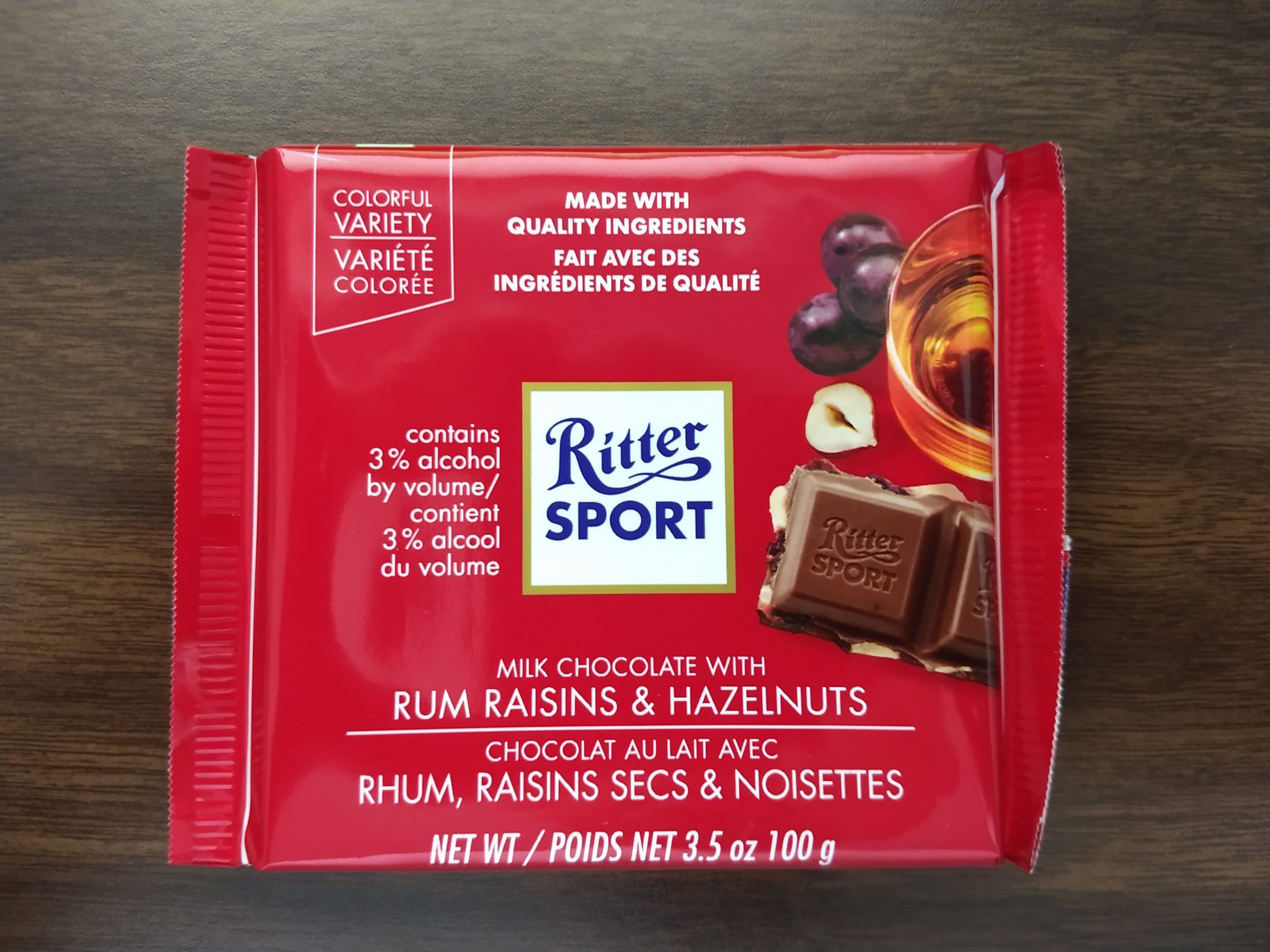 Ritter Sport – Rum Raisins & Hazelnuts