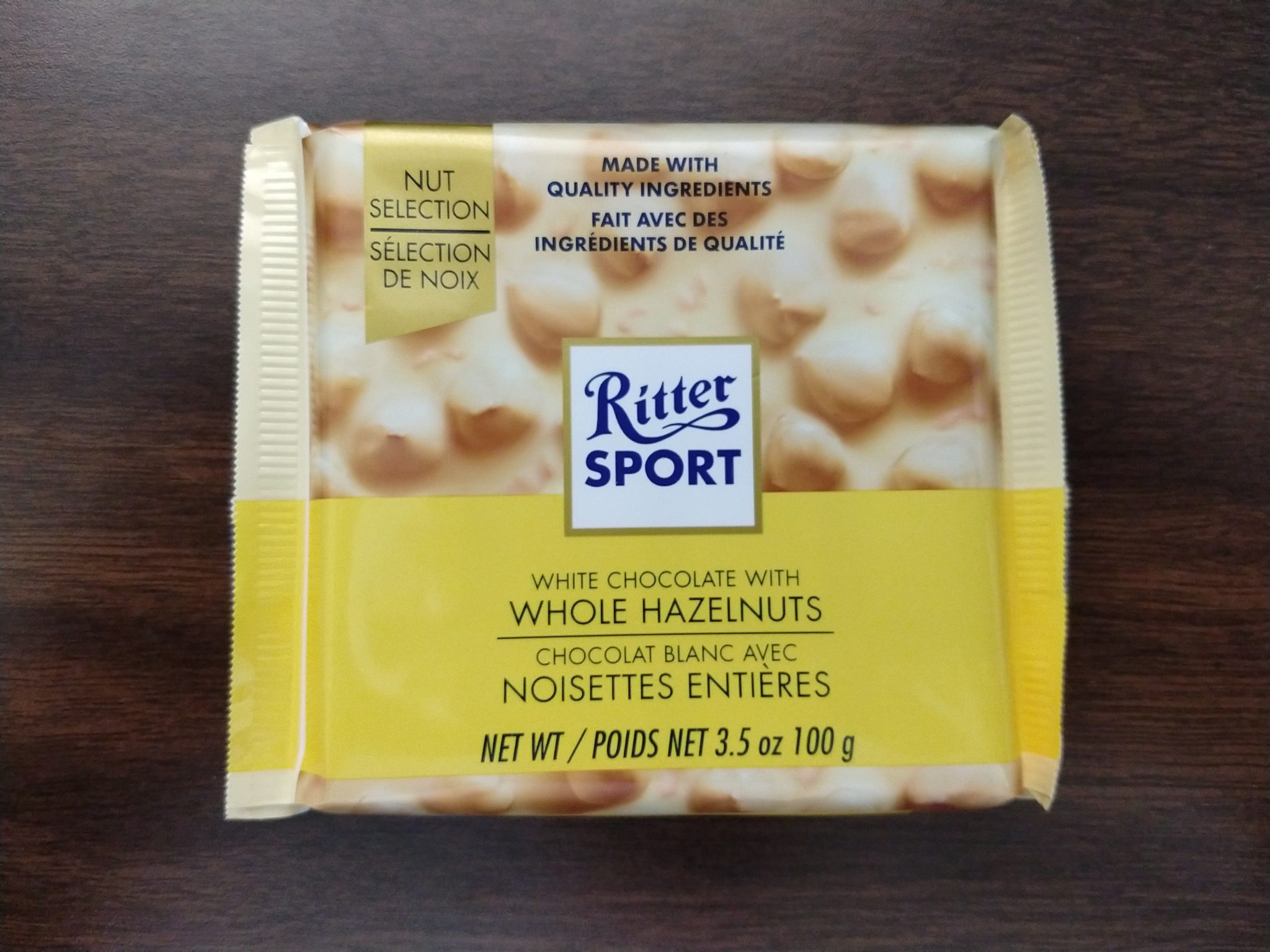 Ritter Sport – White Whole Hazelnuts