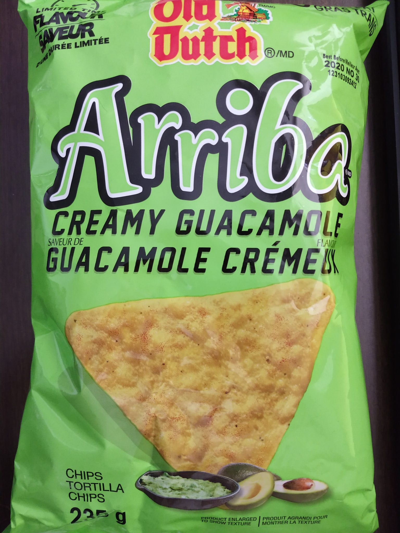 Arriba – Creamy Guacamole Tortilla Chips