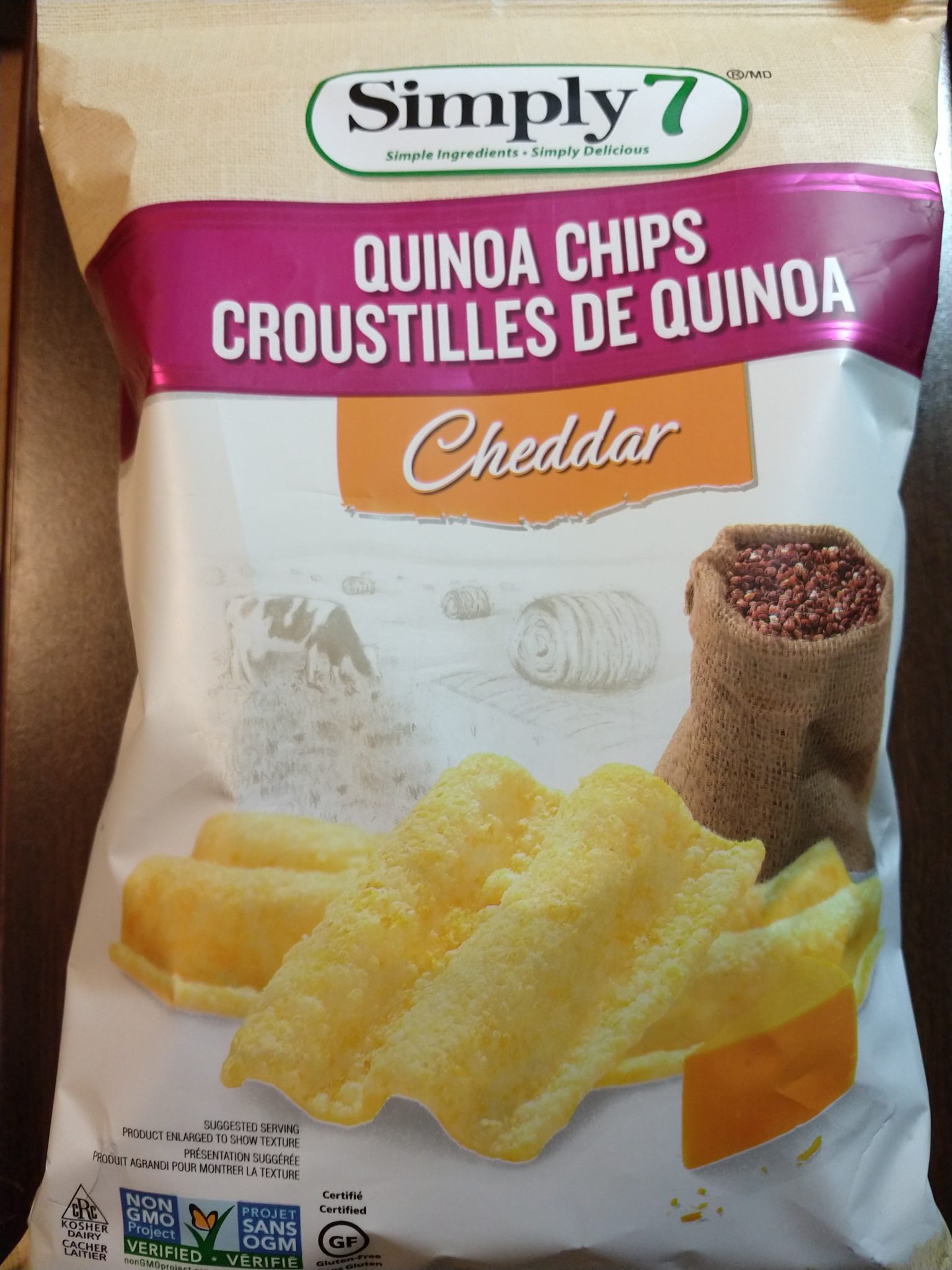 Simply 7 Cheddar Quinoa Chips