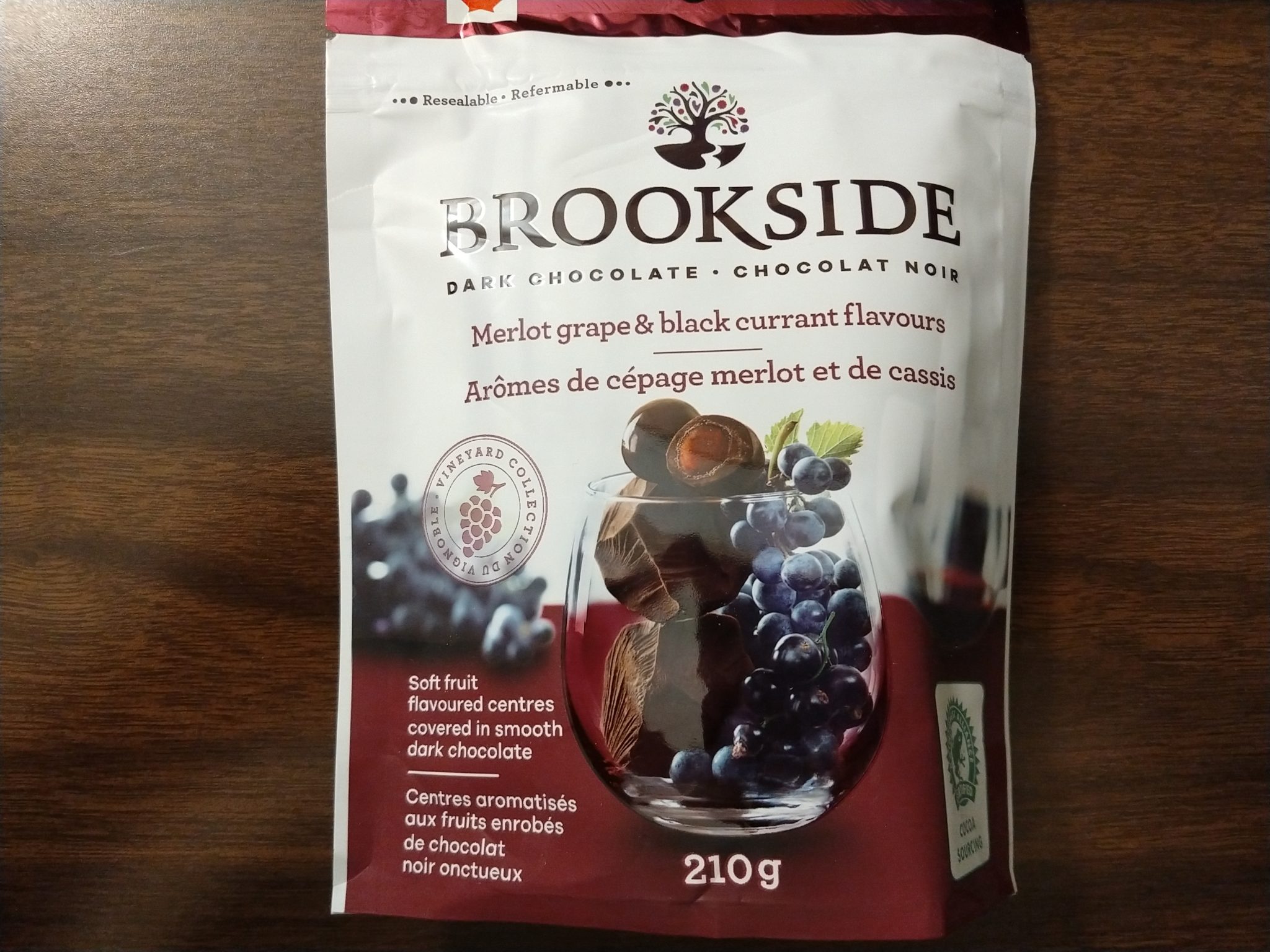Brookside Dark Chocolate – Merlot Grape & Blackcurrant