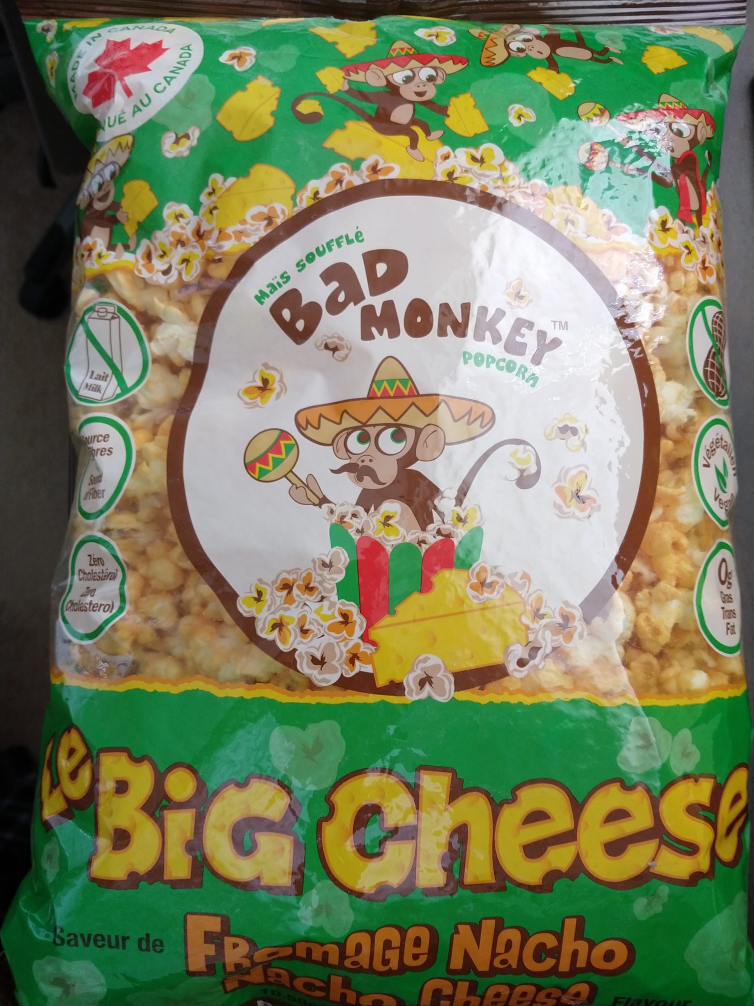 Bad Monkey – Nacho Cheese Popcorn
