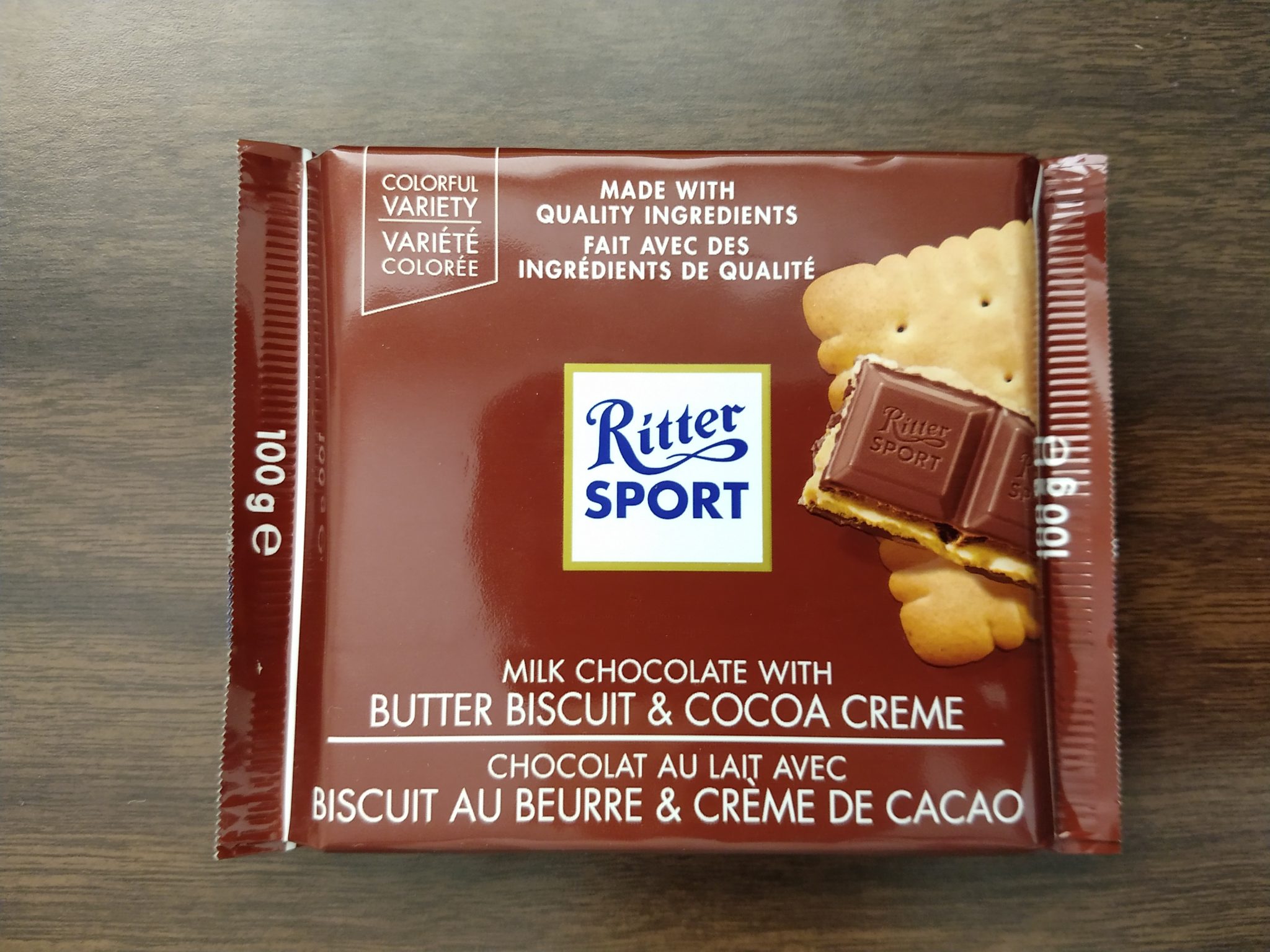 Ritter Sport – Milk Chocolate with Butter Biscuit