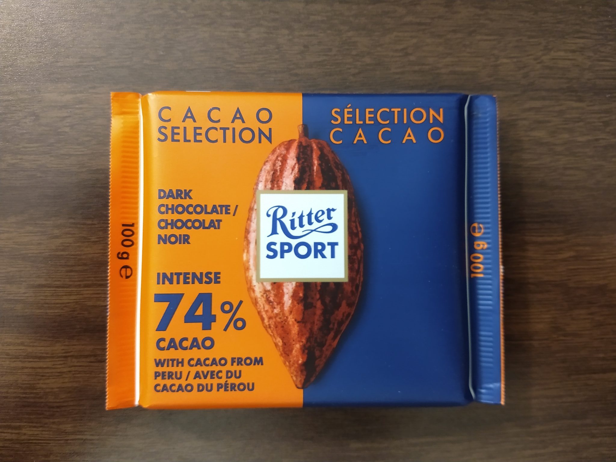 Ritter Sport – 74% Intense Dark Chocolate