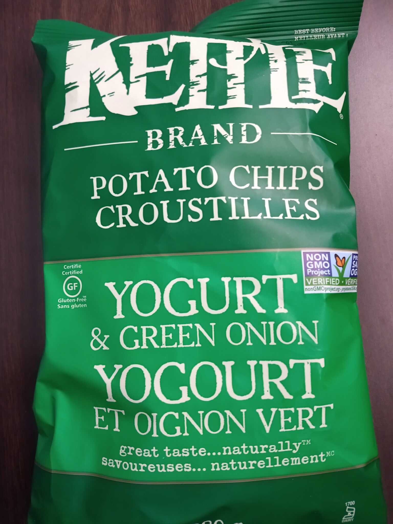 Kettle Brand – Yogurt & Green Onion Potato Chips