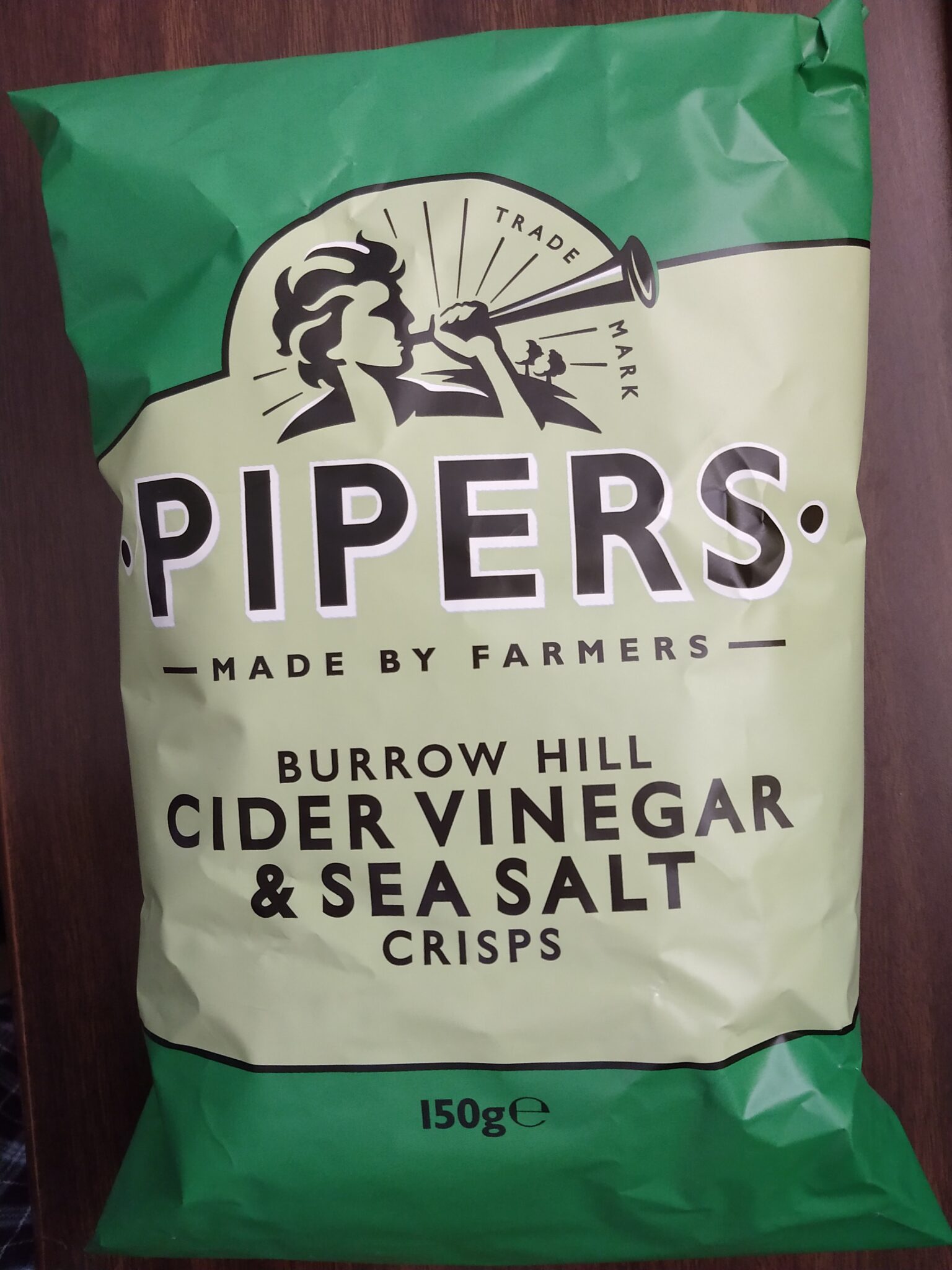 Pipers Crisps – Burrow Hill Cider Vinegar and Sea Salt