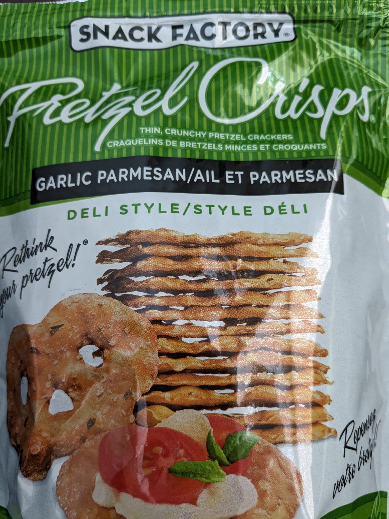 Snack Factory – Garlic Parmesan Pretzel Crisps