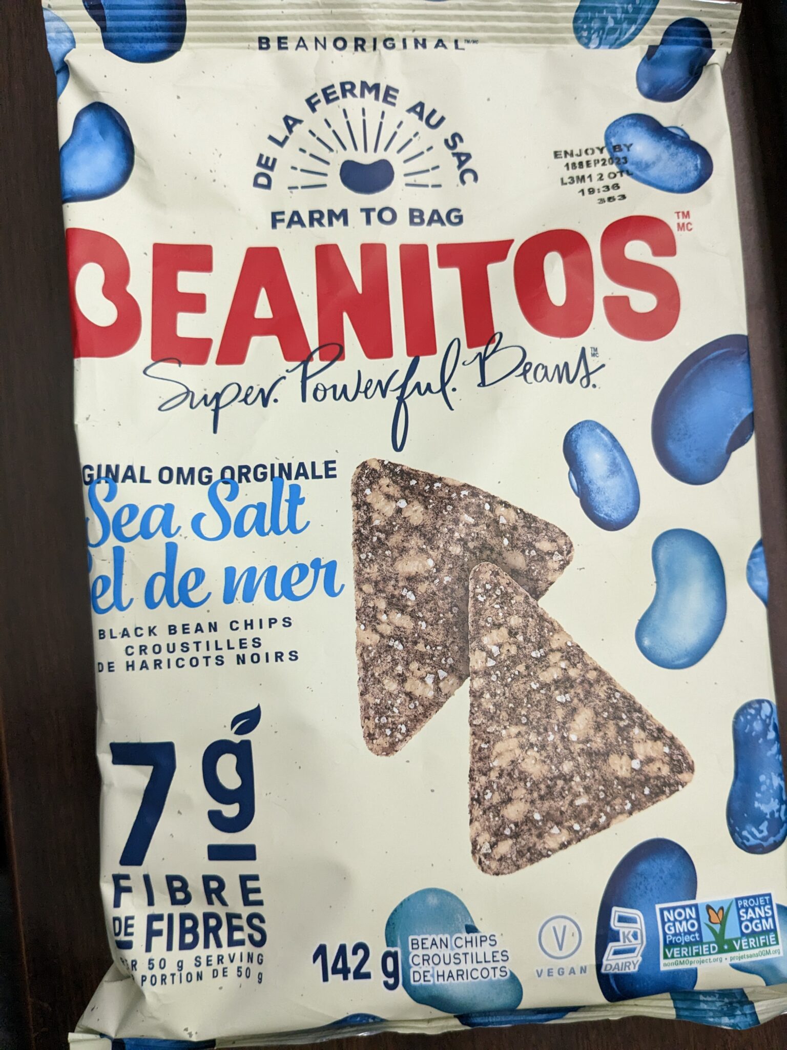 Beanitos – Sea Salt Black Bean Chips