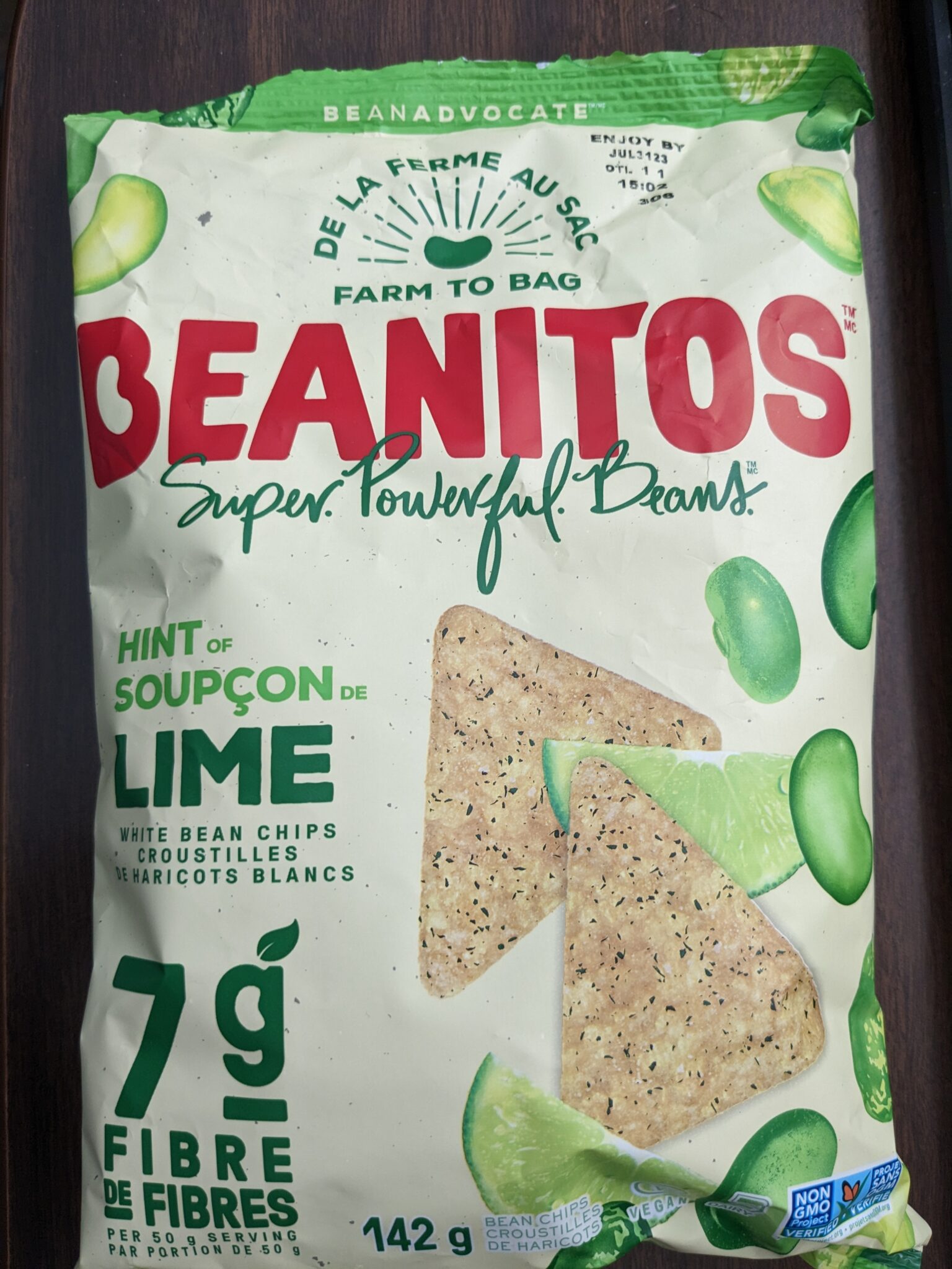 Beanitos – Hint of Lime White Bean Chips