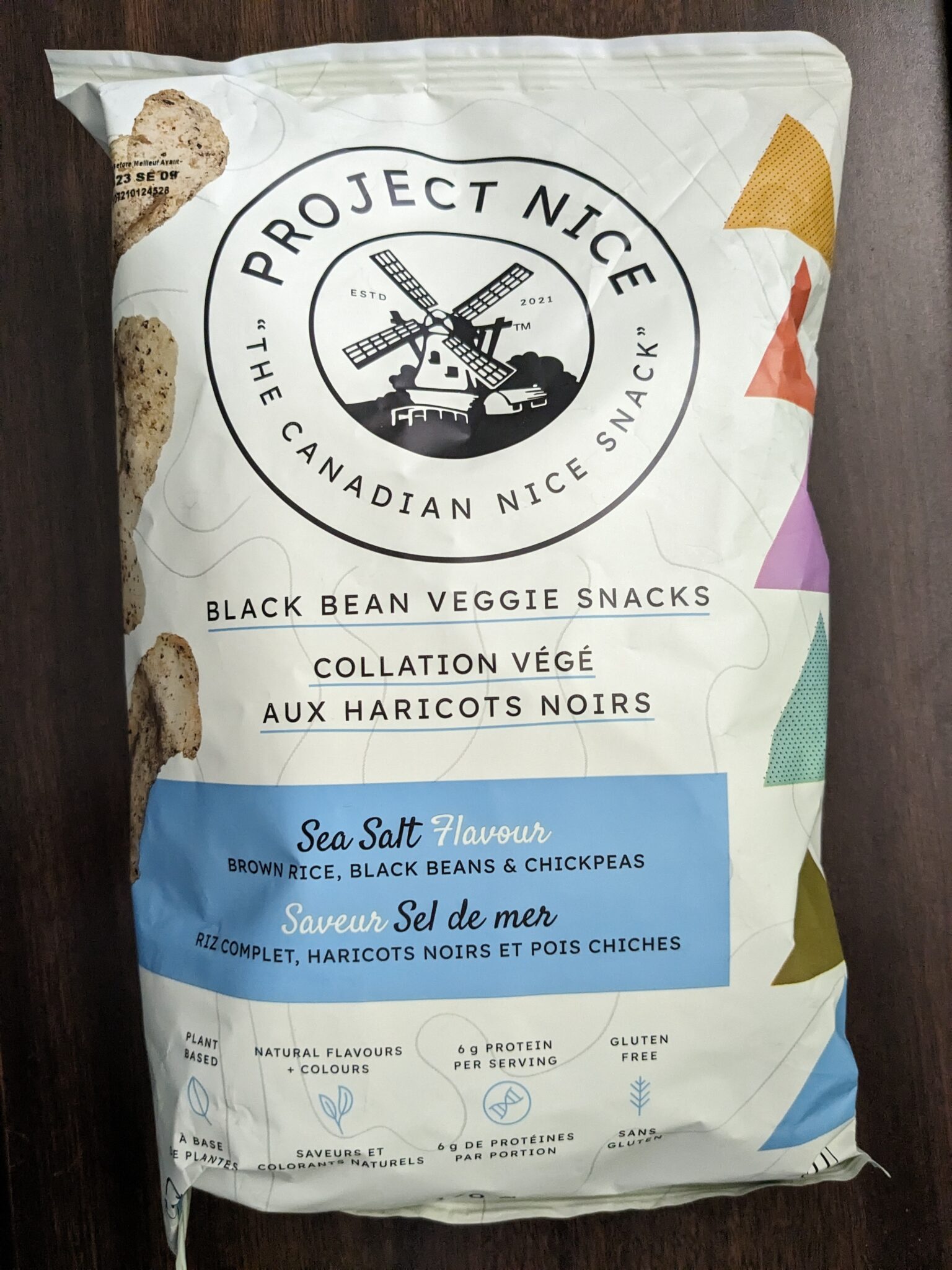 Project Nice – Sea Salt Black Bean Veggie Snacks