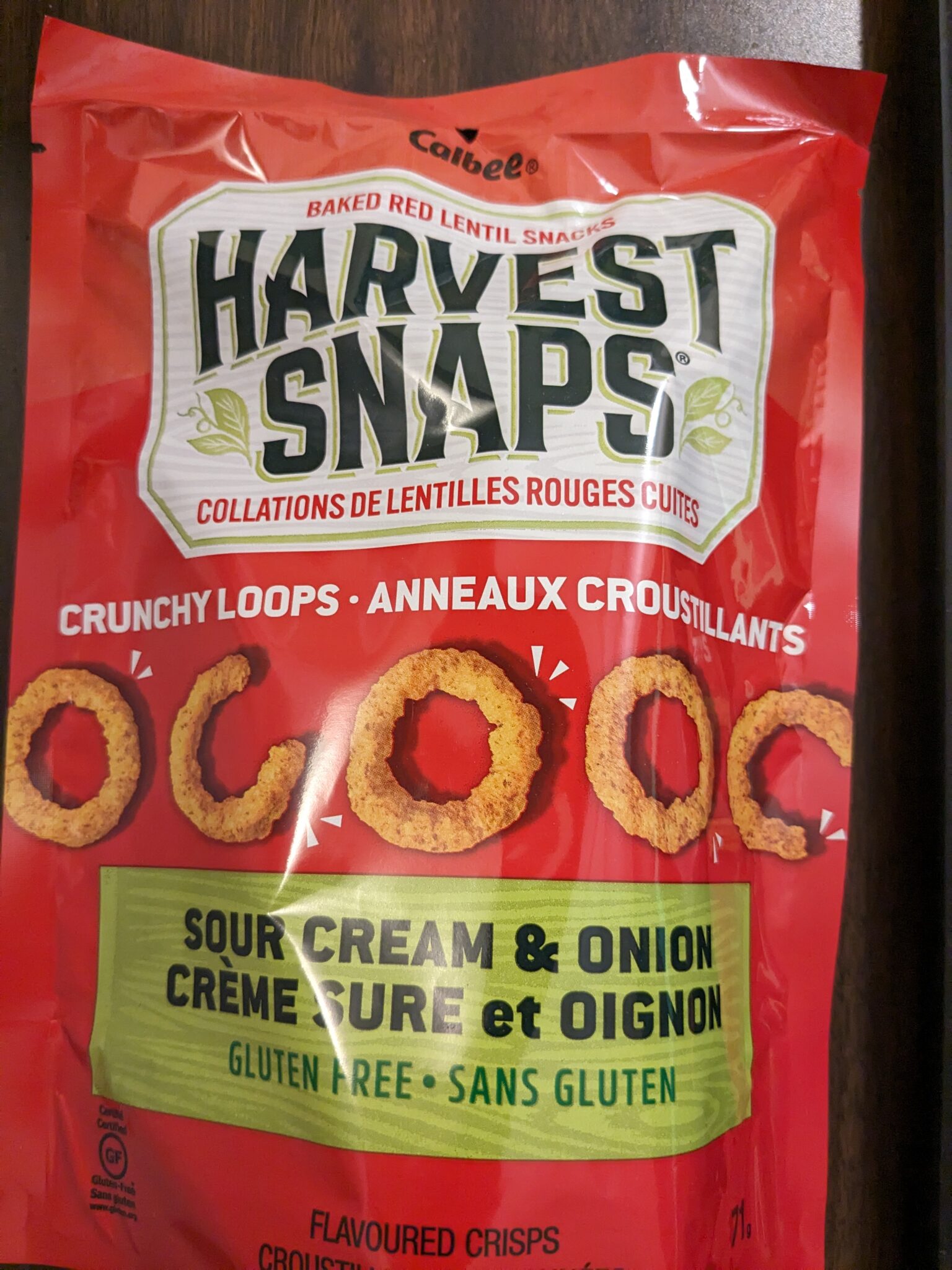 Harvest Snaps – Crunchy Loops Sour Cream & Onion