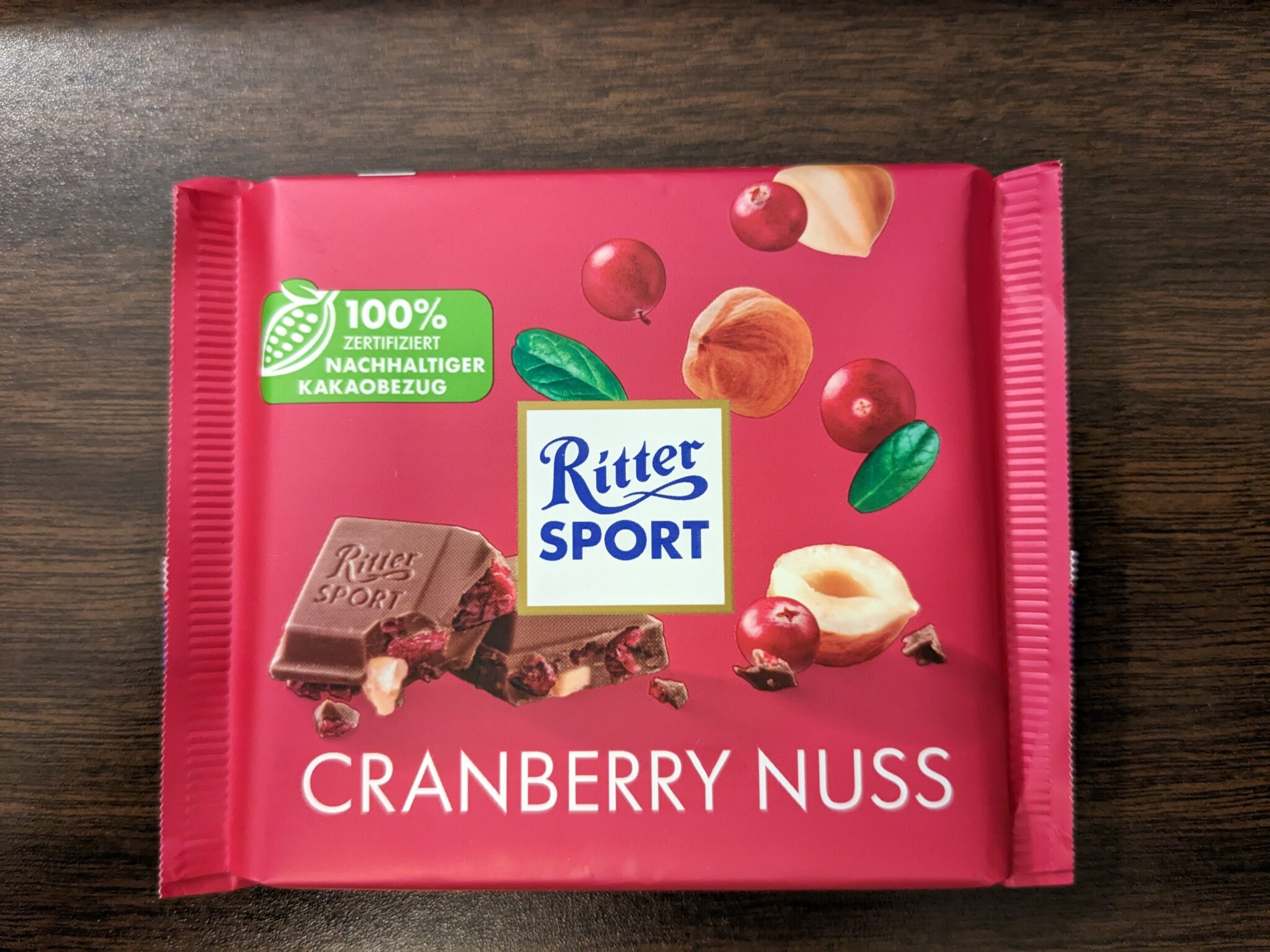 Ritter Sport – Cranberries and Hazelnut