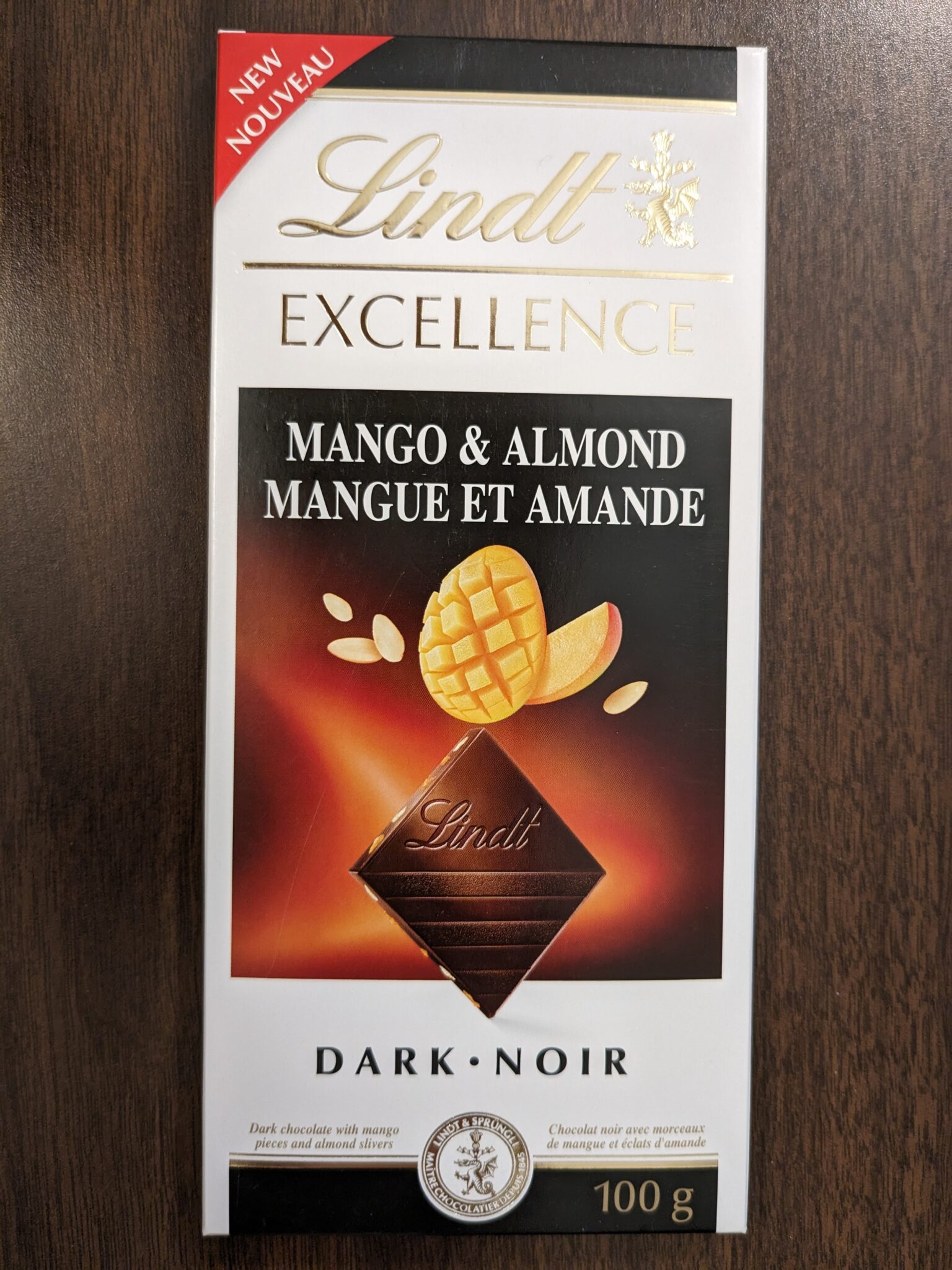 Lindt Excellence – Mango & Almond