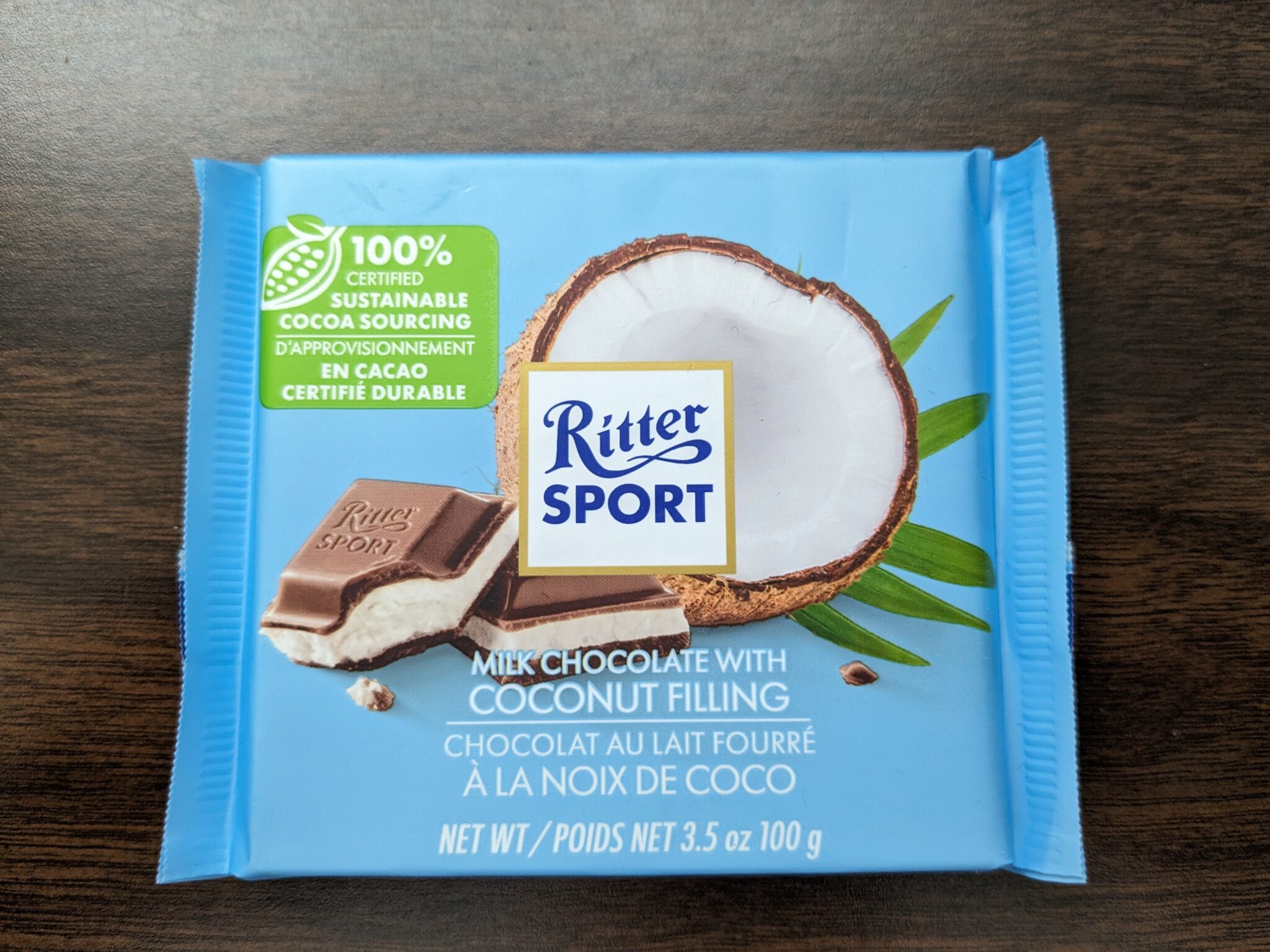 Ritter Sport – Milk Chocolate with Coconut Filling