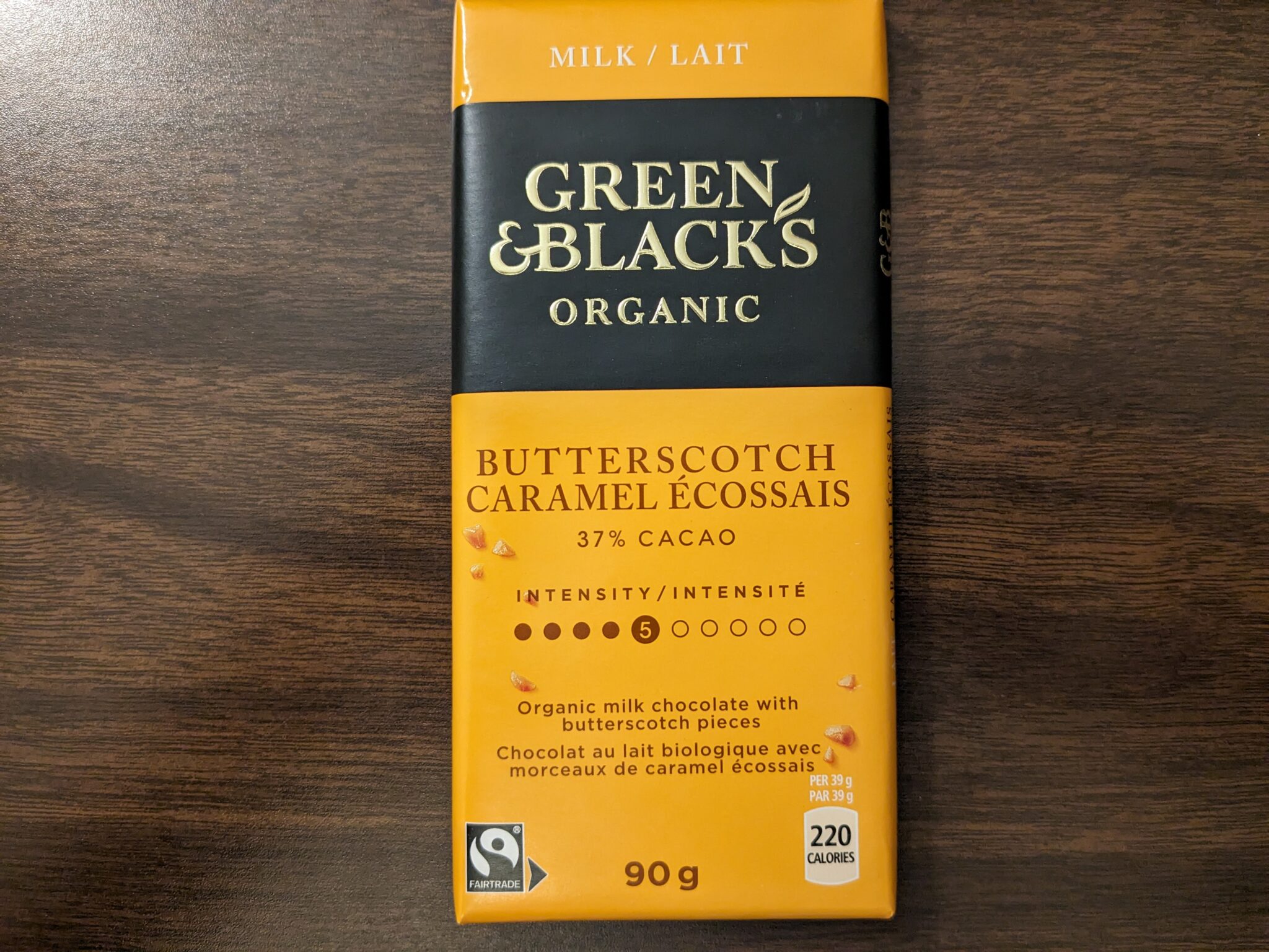 Green & Black’s – Organic Butterscotch