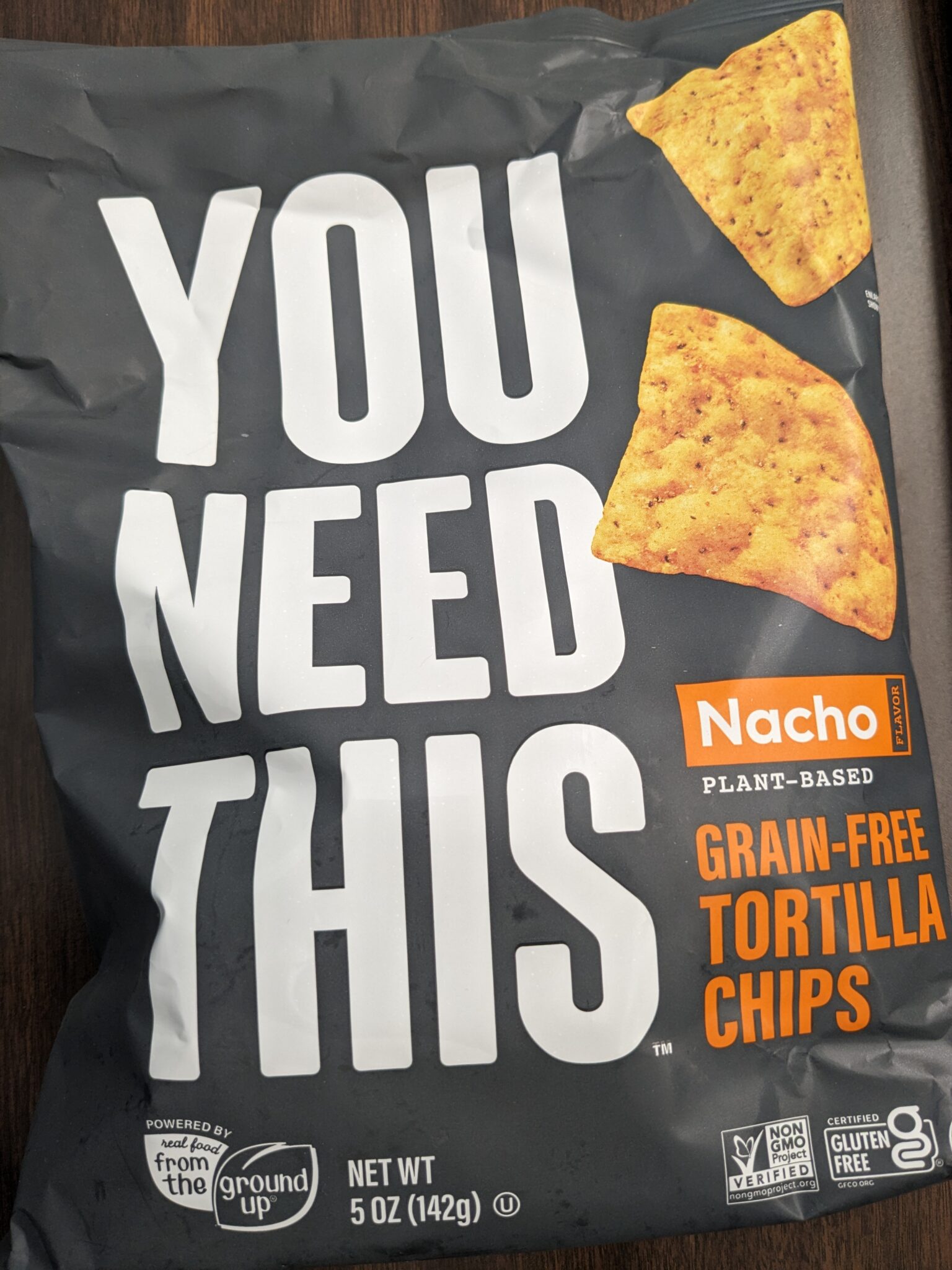 YOU NEED THIS – Plant-Based Nacho Grain-Free Tortilla Chips