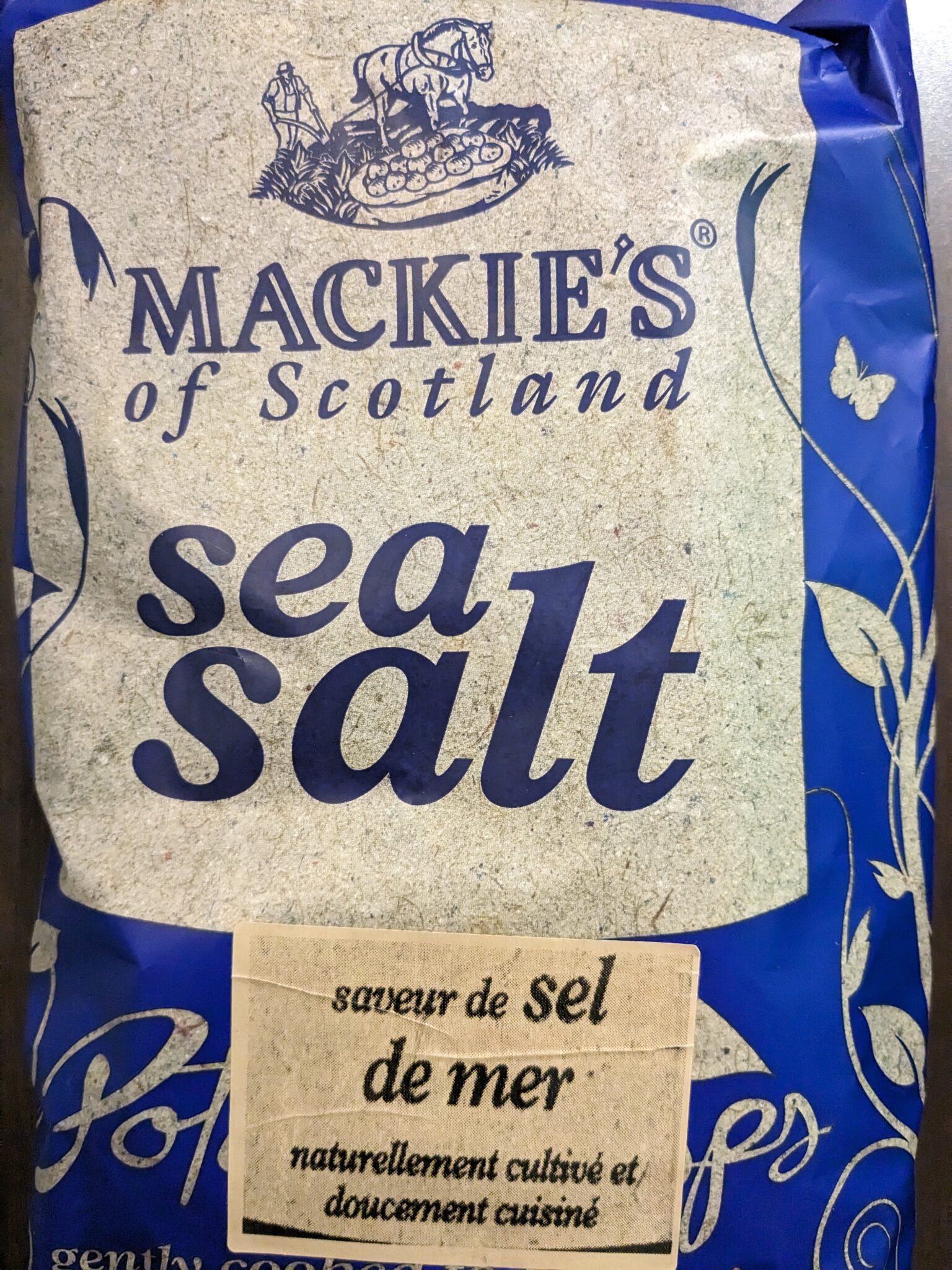 Mackie’s of Scotland Potato Crisps – Sea Salt