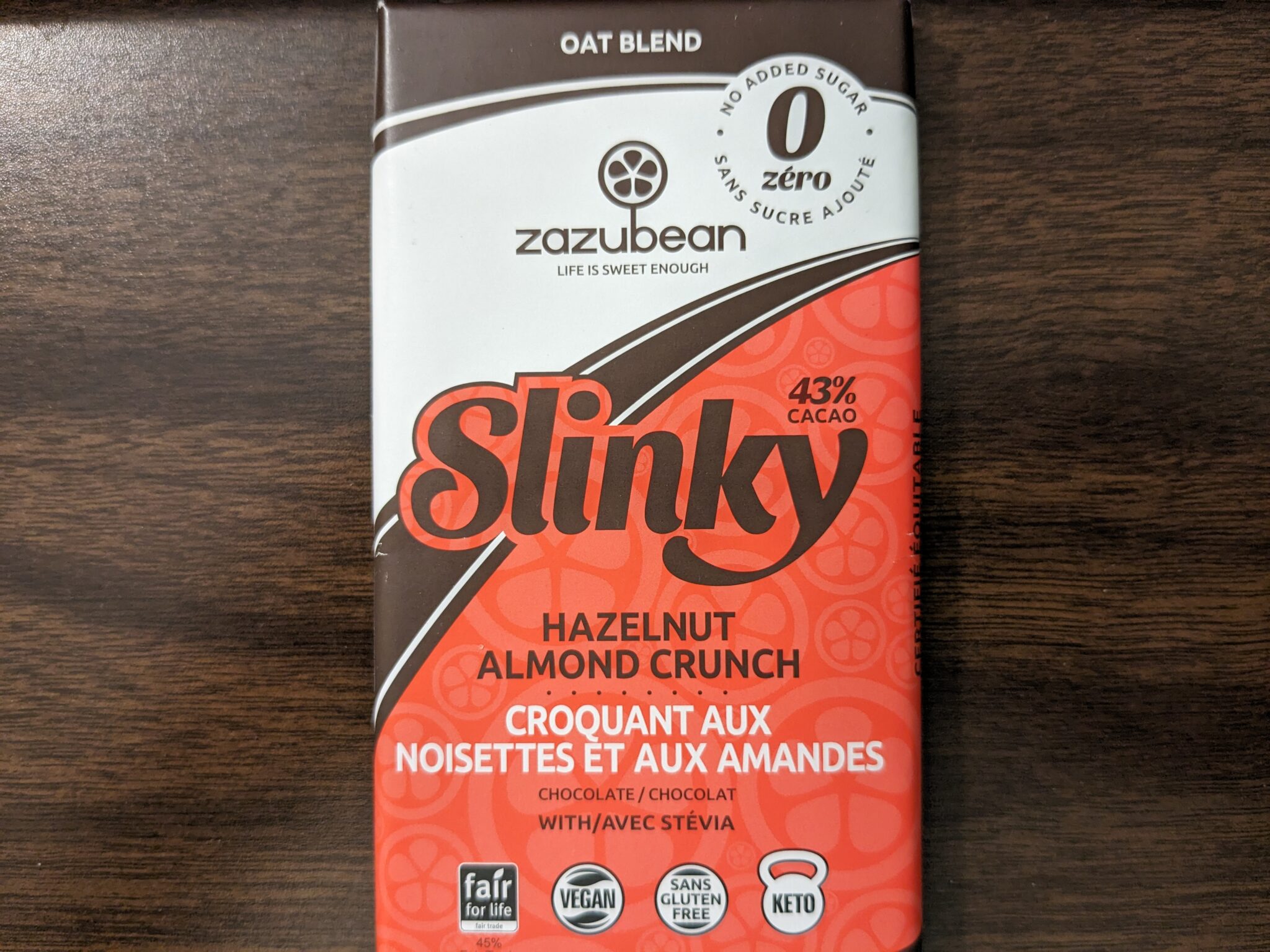 Zazubean – Slinky – Hazelnut Almond Crunch