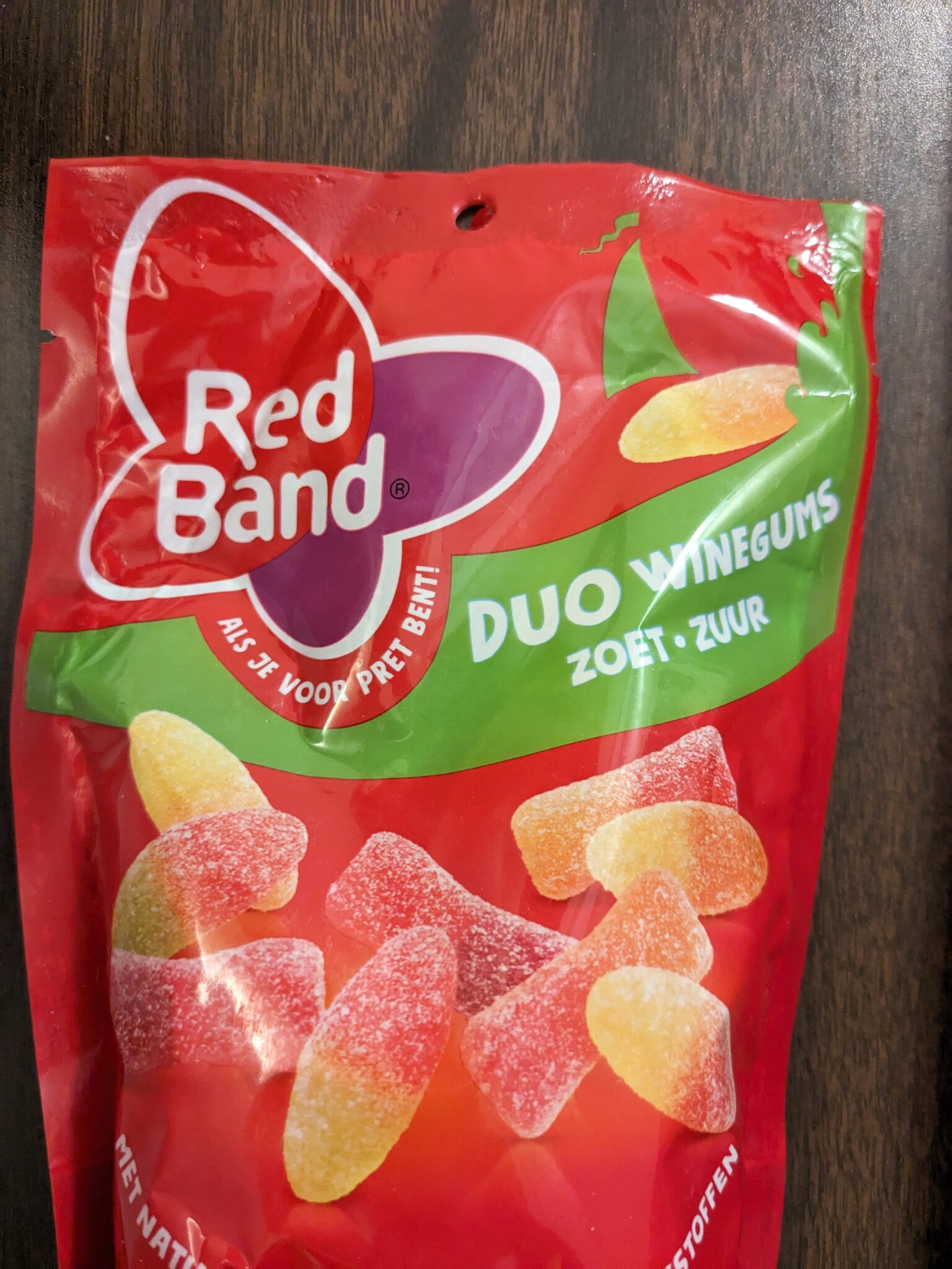 Red Band – Duo Wine Gums Sweet & Sour