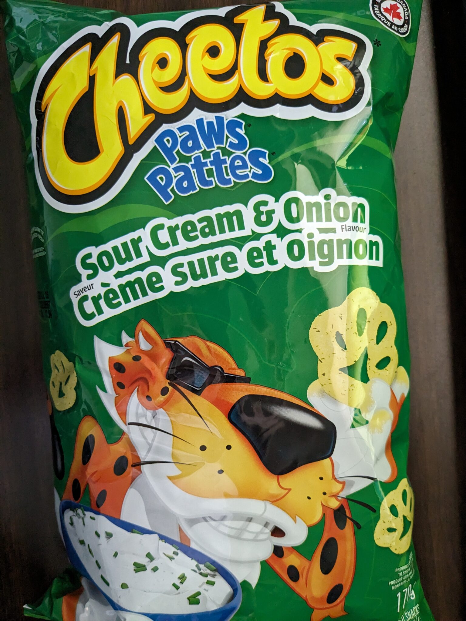 Cheetos – Sour Cream and Onion Paws