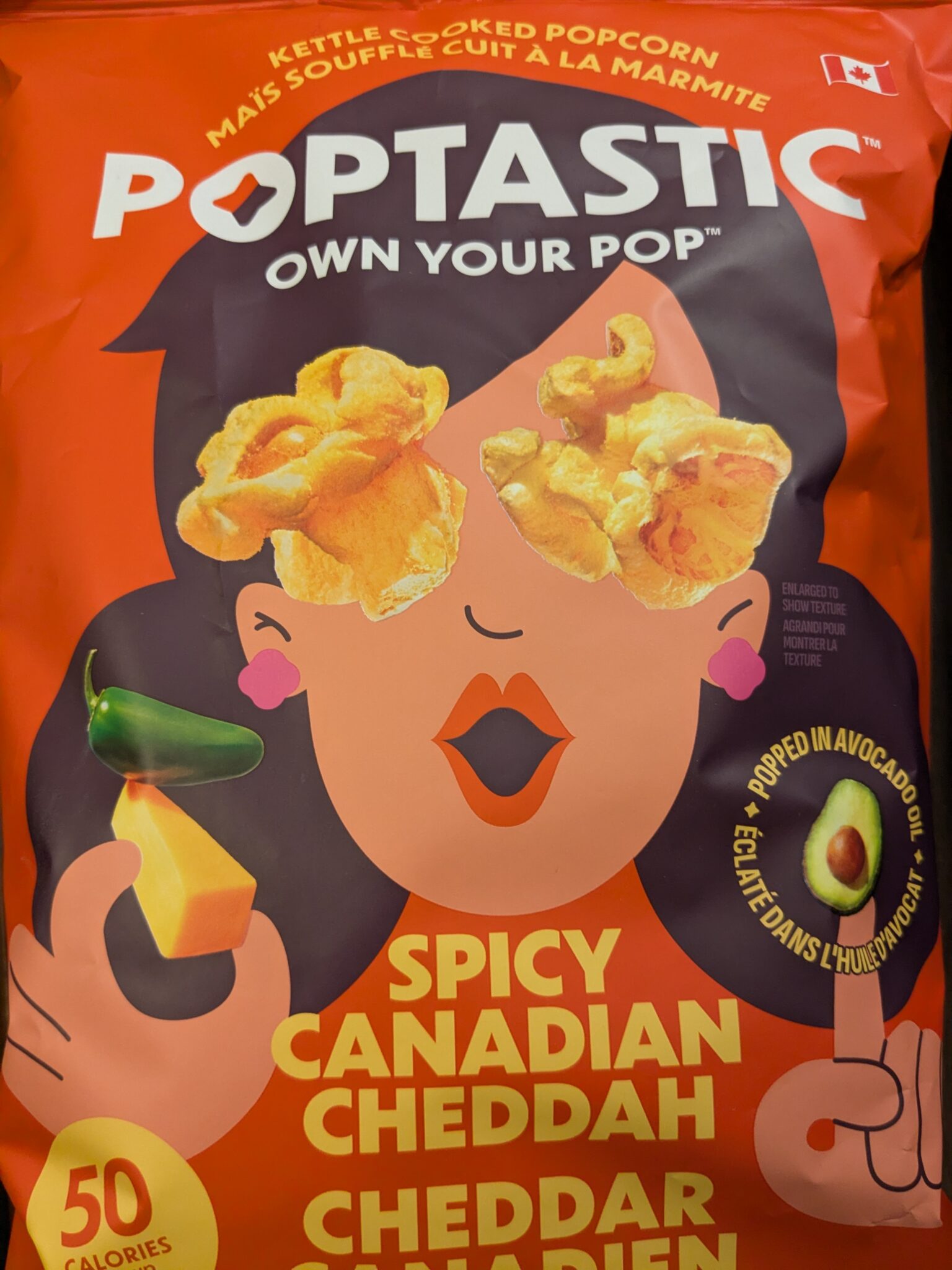 Poptastic – Spicy Canadian Cheddah Popcorn