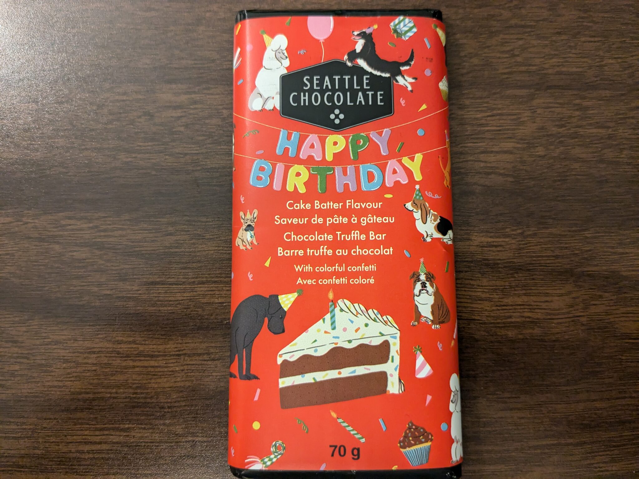 Seattle Chocolate – Happy Birthday Truffle Bar