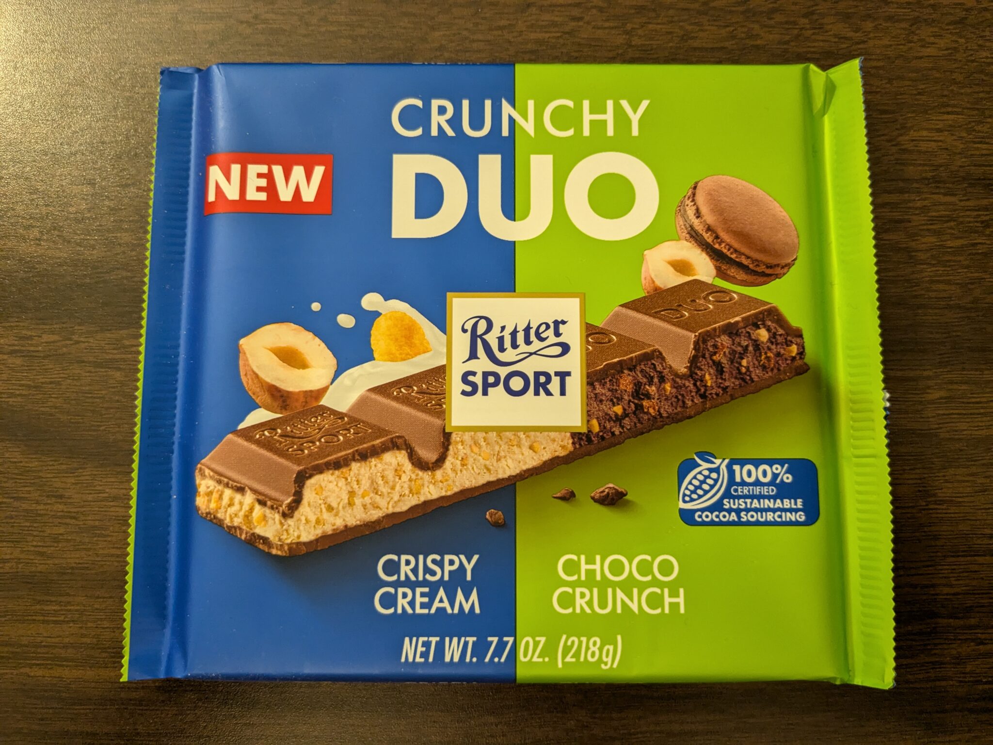 Ritter Sport – Duo Crispy Cream and Choco Crunch