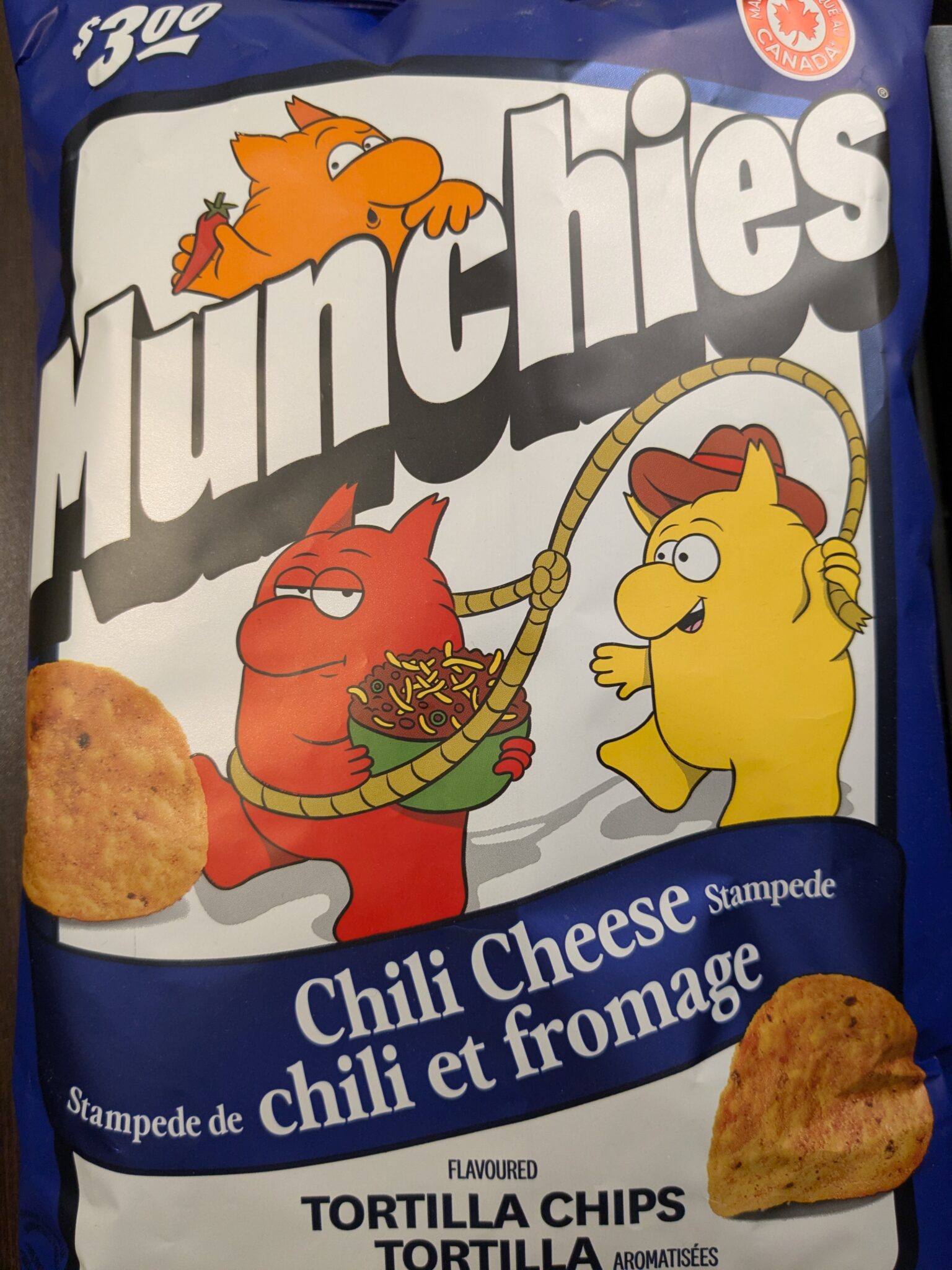 Munchies – Chili Cheese Tortilla Chips