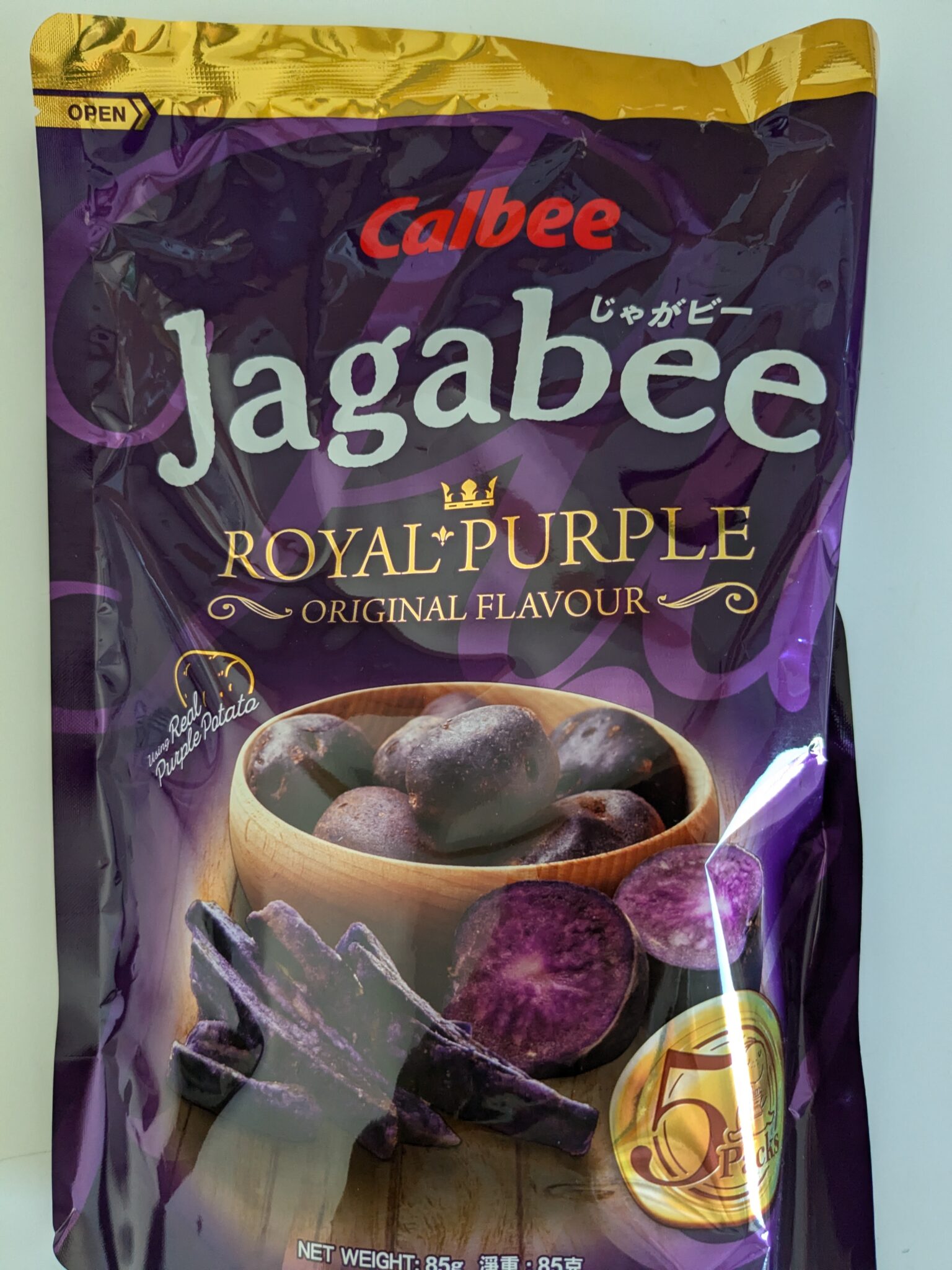Jagabee – Royal Purple Potato Sticks
