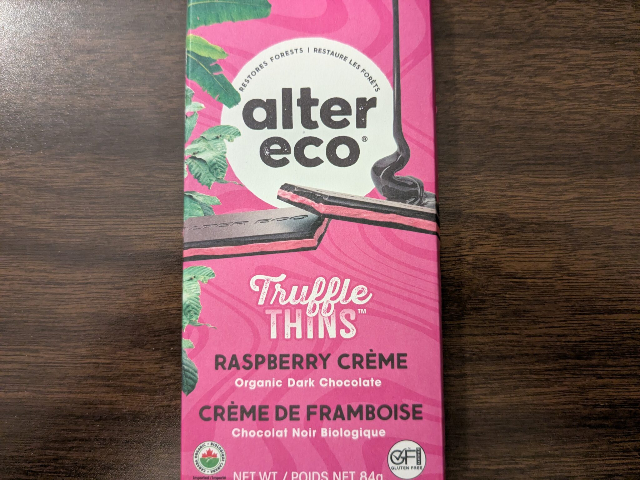 Alter Eco – Raspberry Truffle Thins