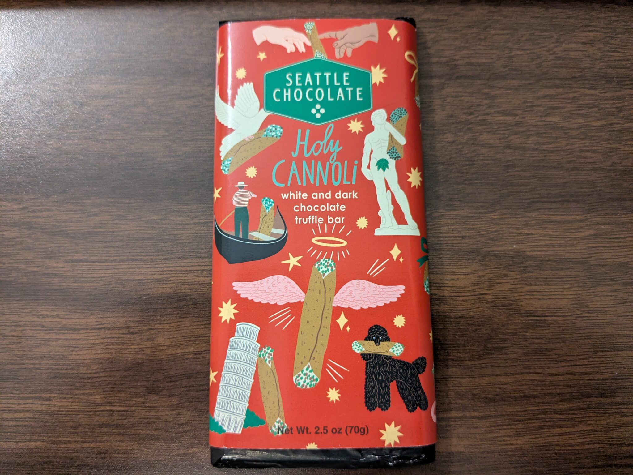 Seattle Chocolate – Holy Cannoli Truffle Bar
