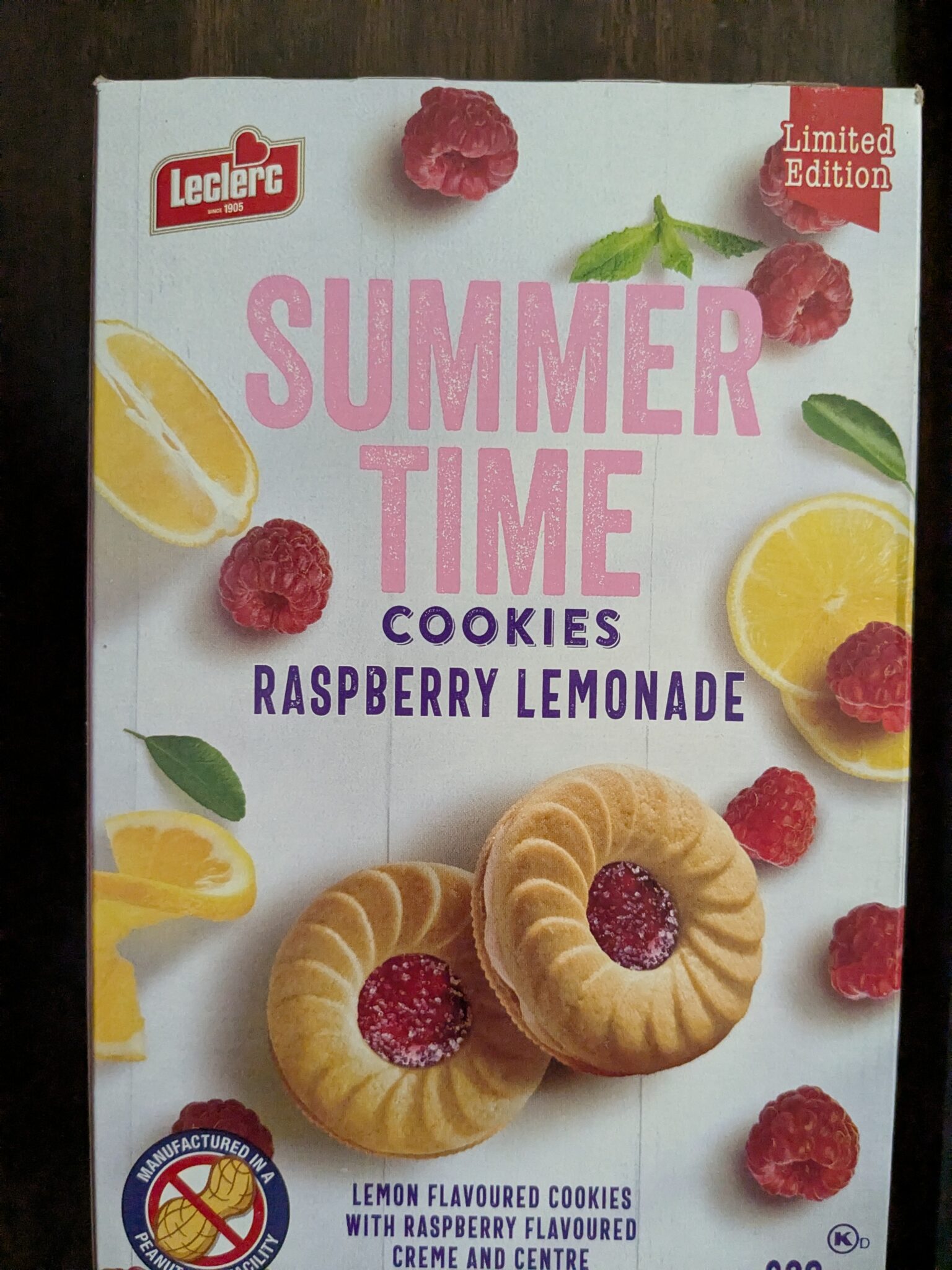 Leclerc – Summertime Cookies – Raspberry Lemonade